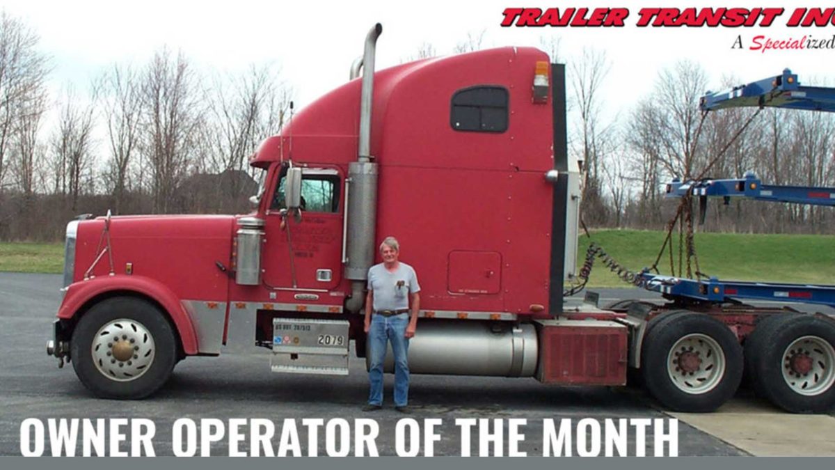 Trailer Transit Inc. Owner Operator of the Month September 2017
