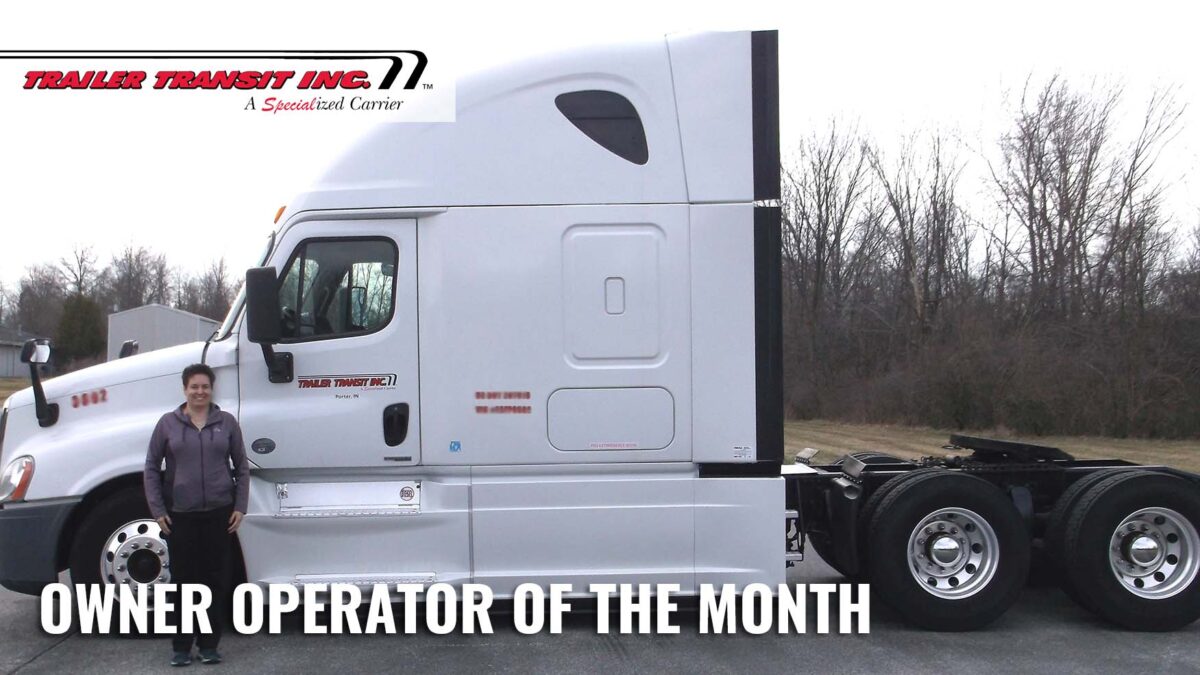 April '21 Trailer Transit Owner Operator of the Month