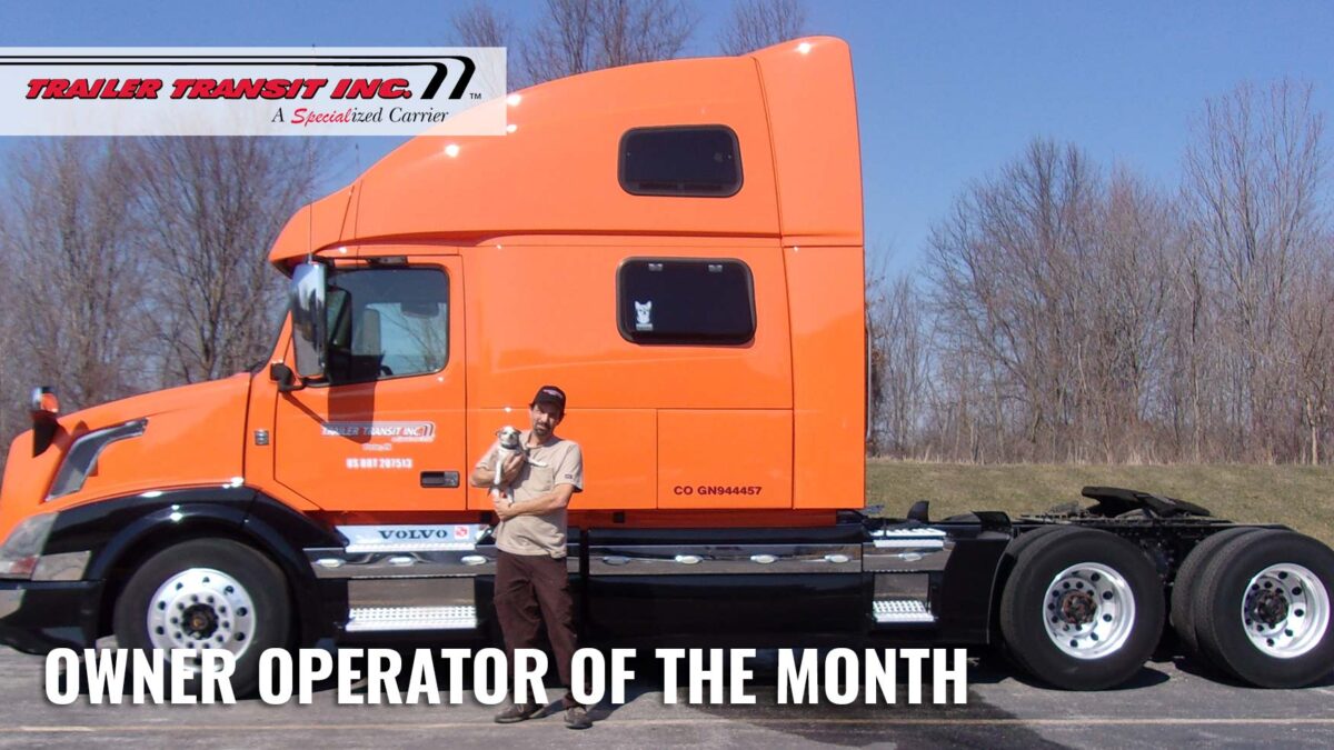 May '21 Trailer Transit Owner Operator of the Month