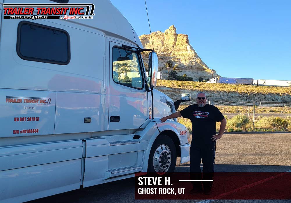 Steve H. in Utah - Trailer Transit, Inc. Owner Operator, Inc.