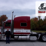 Trailer Transit Inc. | Owner Operator of the Month for May, William, standing in front of his rig.